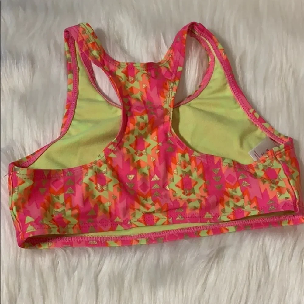 Xhilaration Girls Tribal Aztec Print Bikini Size M/7-8